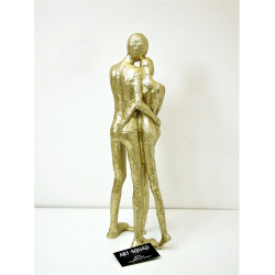 Figurka Rzeźba Para stojąca ZŁOTA 47cm